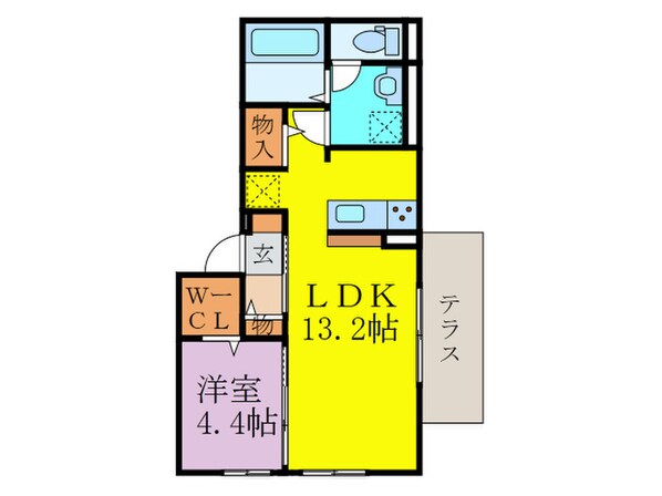 ファーストレジデンス野間の物件間取画像